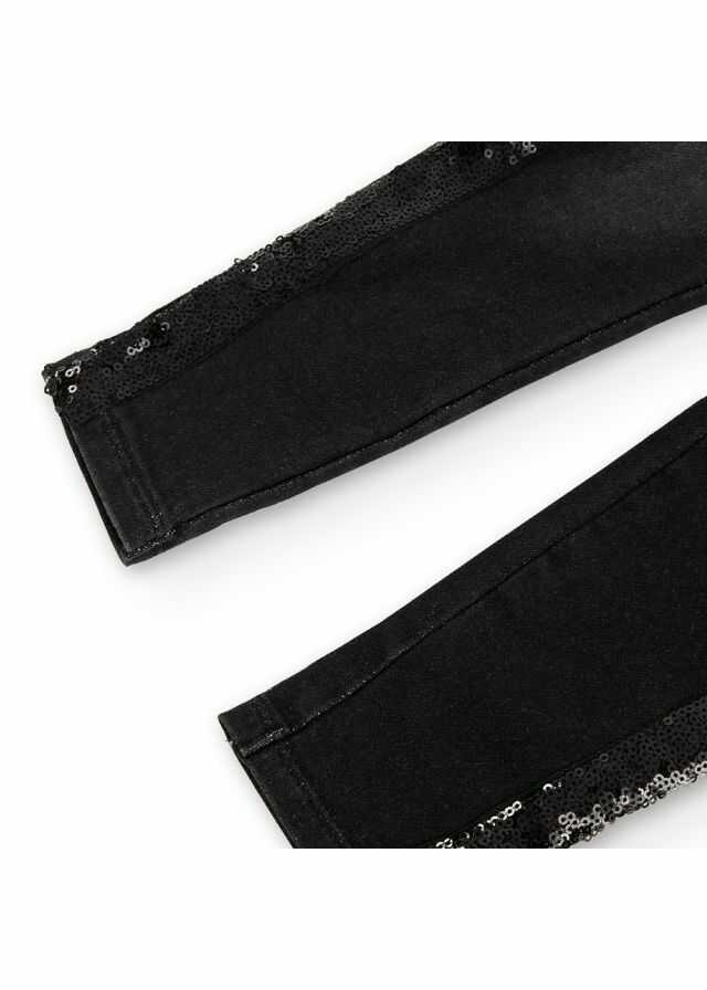 Pantalón denim punto elástico de niña