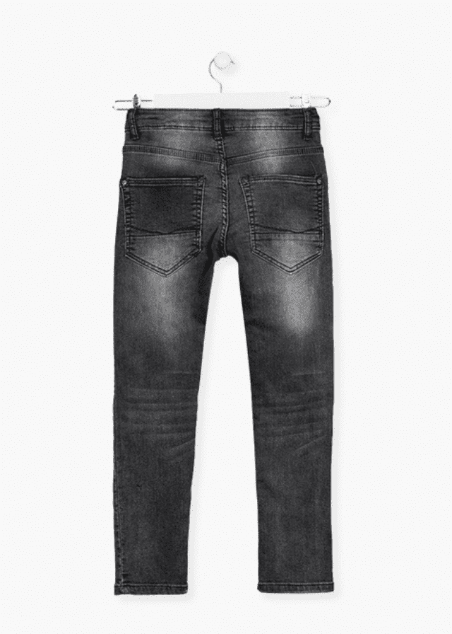 Pantalon felpa efecto denim