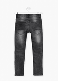 Pantalon felpa efecto denim 