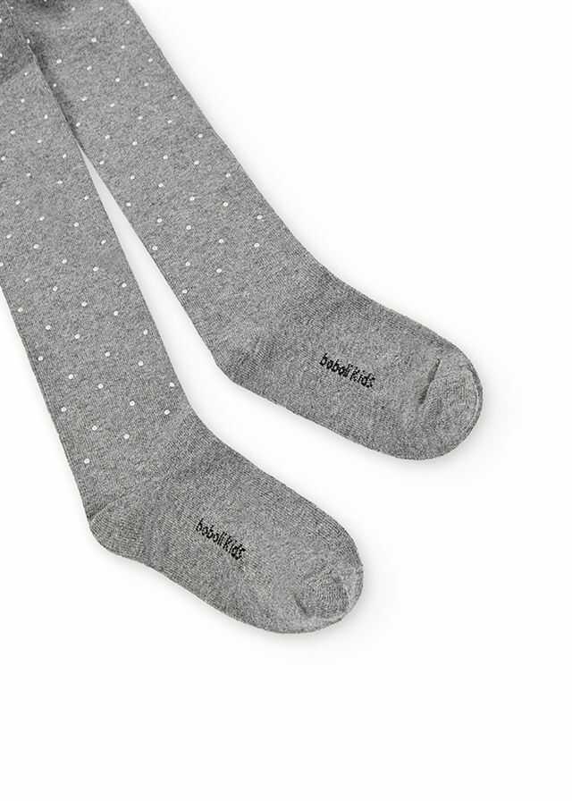 Vestido interlock con leotardo chapitas 